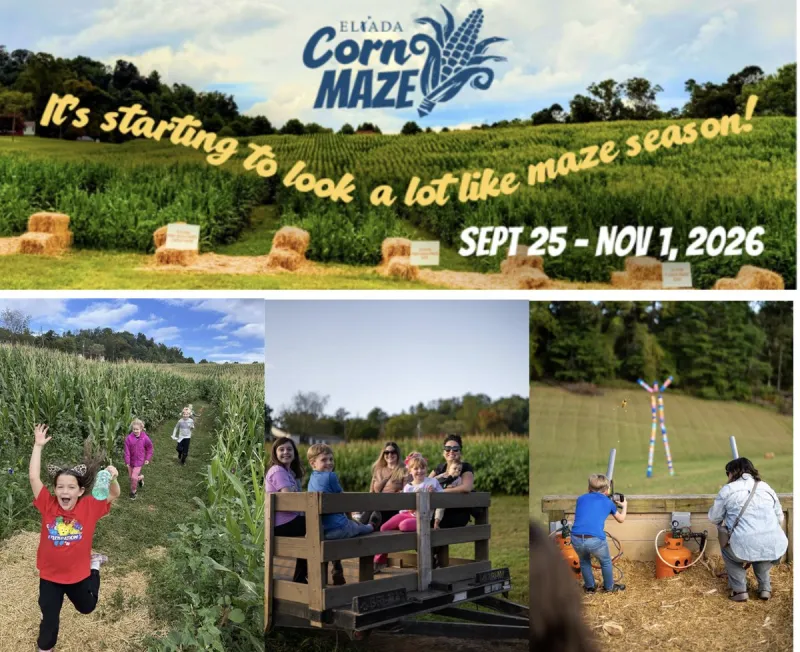Get Lost at Eliada's Corn Maze - A Great Way to Celebrate the Fall