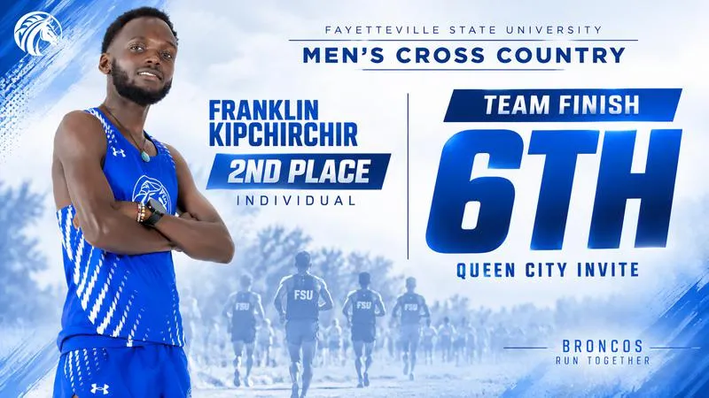 Broncos Cross Country Finish Sixth at Competitive 8K Meet Behind Kipchirchir's Runner-Up Finish