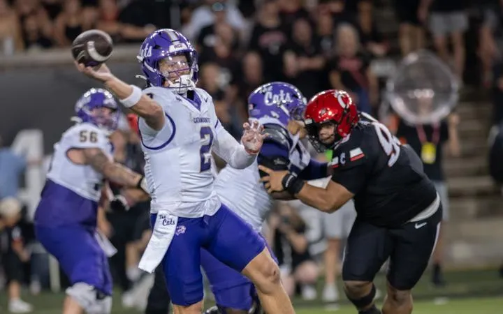 Catamounts Fall at FBS Cincinnati, 62-10