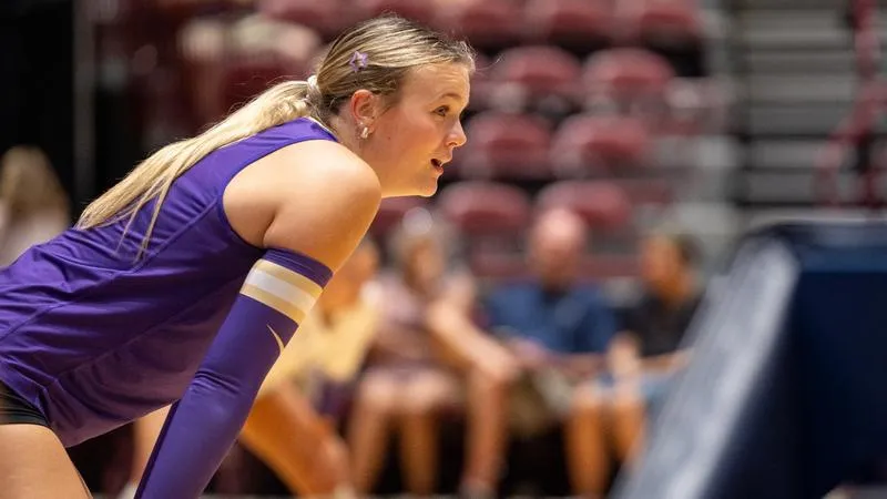 Sharp Paces Volleyball in Defeat at Appalachian State