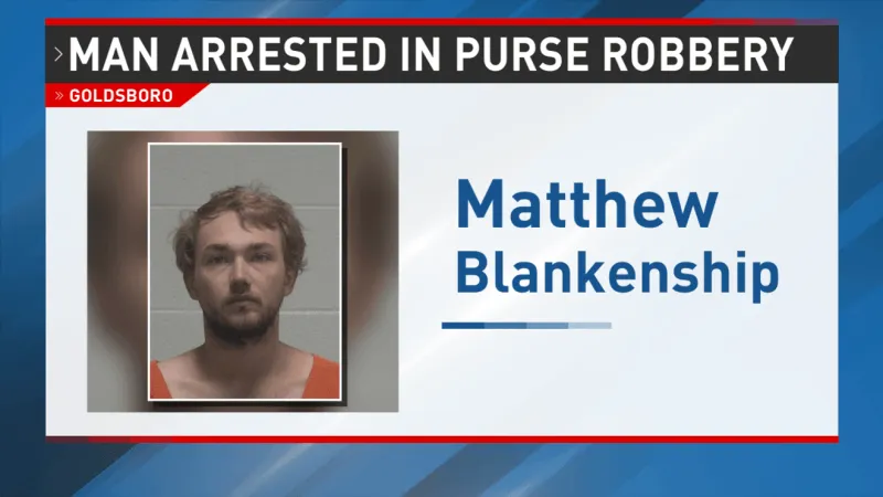 Man accused of stealing purse at gunpoint in Goldsboro