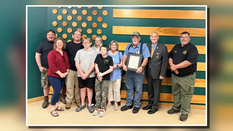 Bear Grass fire captain receives Order of the Long Leaf Pine