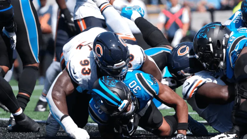 Historic game not enough to beat Bears; Panthers drop season opener 59-37