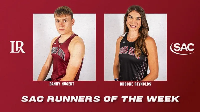 Danny Nugent and Brooke Reynolds take home SAC Cross Country Runner of the Week honors