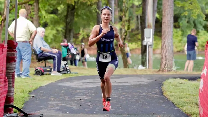 No. 1 Wingate takes team, individual crowns at Lake Davidson Sprint Triathlon Sunday