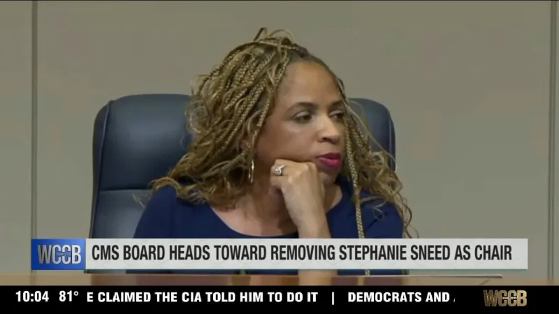CMS Board will present its "position" on whether Stephanie Sneed should remain chair at 9/22 meeting