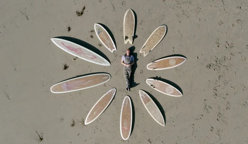 Pro surfers ride ubiquitous symbol of ocean pollution in film