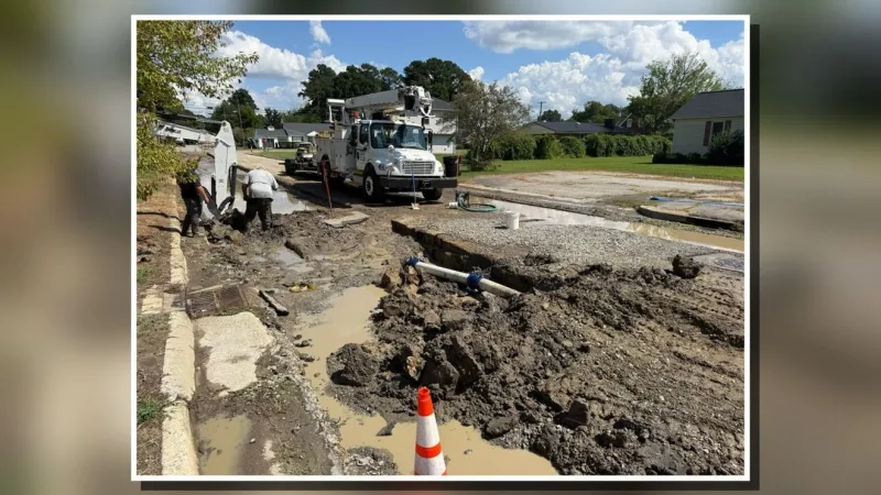 Robersonville restores water service after early-morning main leak
