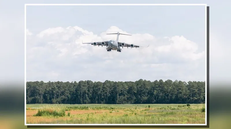 C-17 lands at Camp Davis South for first time in more than 20 years