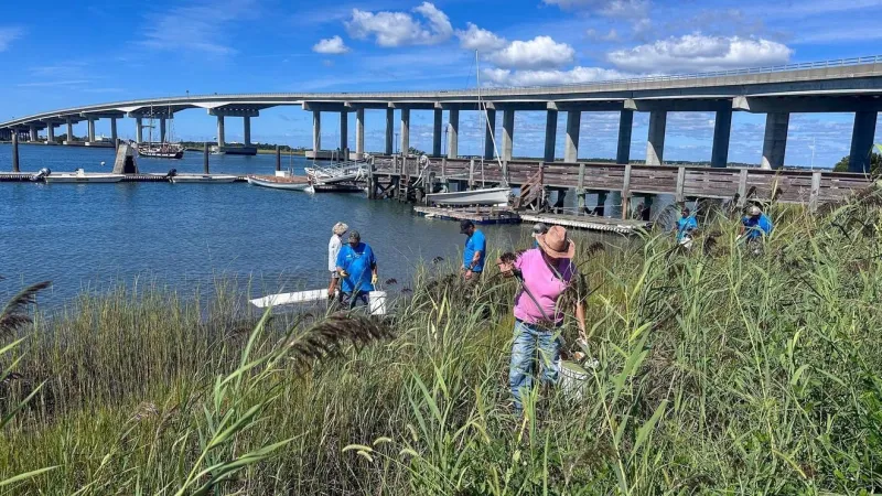Volunteers haul 1,500 pounds of marine debris from Gallants Channel cleanup