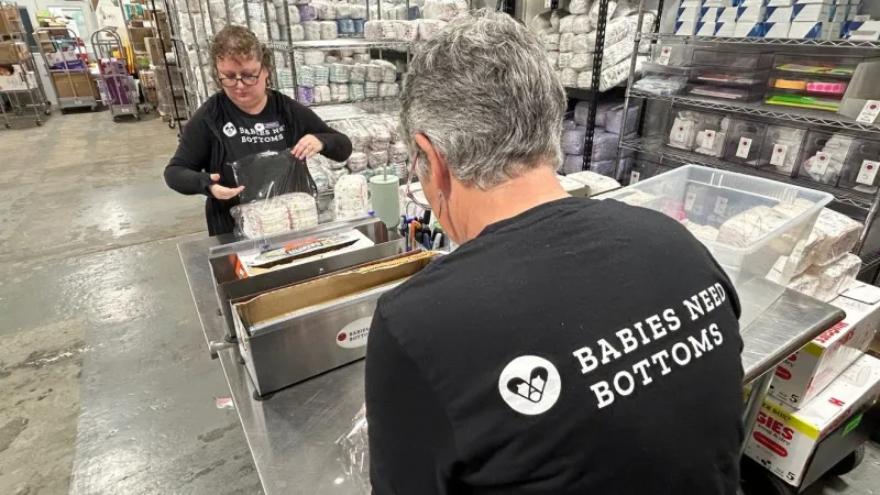 Babies Need Bottoms kicks off diaper drive during Diaper Need Awareness Week