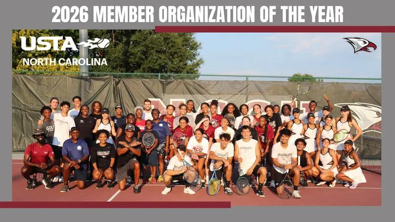 NCCU Tennis Recognized as USTA North Carolina's 2026 Member Organization of the Year