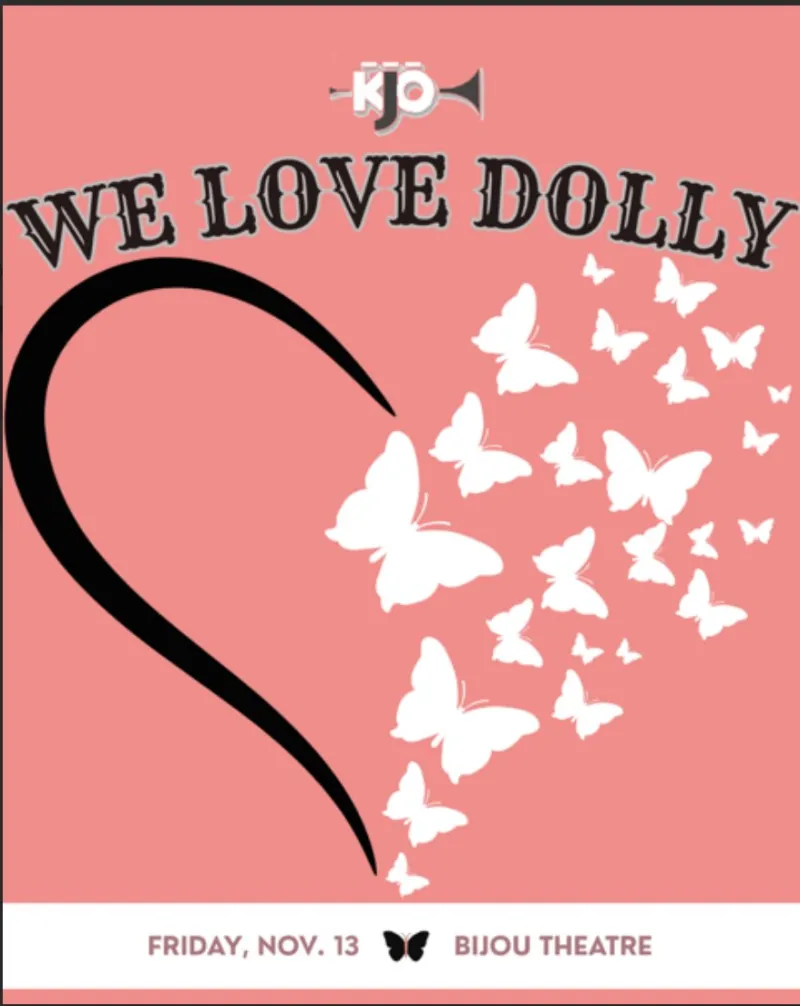 We Love Dolly, a benefit tribute of Dolly Parton's music alongside the Knoxville's Jazz Orchestra's big band, is coming to the Bijou Theatre on Friday, November...