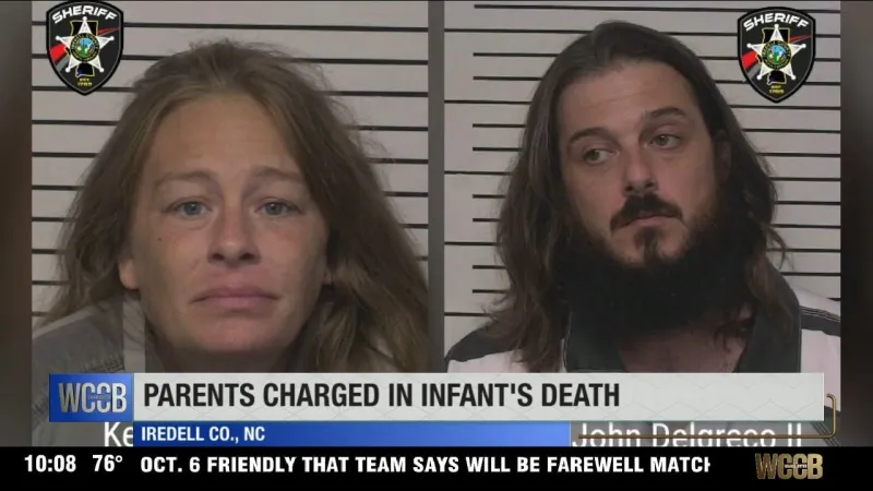 Iredell Co. Sheriff's Office charges parents in death of 3 month old baby