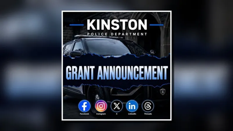 Kinston police receive $13,650 Norfolk Southern grant for emergency medical gear