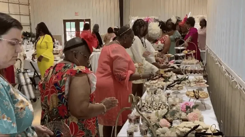 Colorful hats take center stage at Phenomenal Woman Tea Party in Richlands