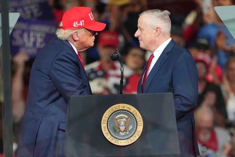 President Trump visits NC to gather support for Republican Senate candidate trailing in polls