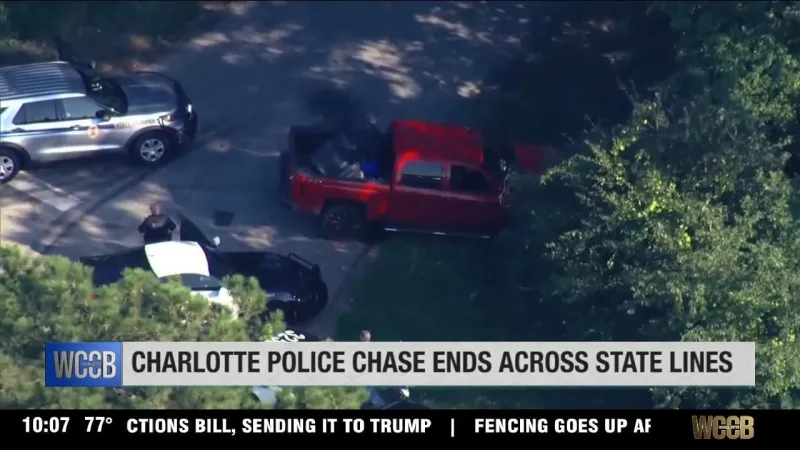 Police: High-speed chase starts in Charlotte and ends in Spartanburg Co., SC with discovery of "large bag" of fentanyl