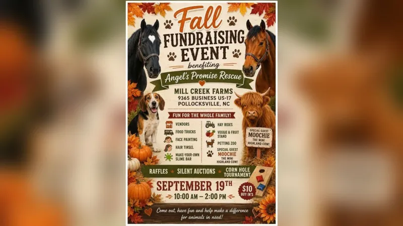 Fall fundraiser to benefit Angels Promise Rescue in Pollocksville