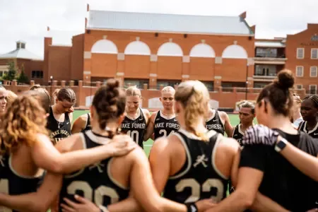 Rees-Gibbs' hat trick powers No. 6 Field Hockey past VCU