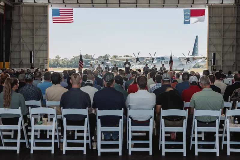Governor Stein Celebrates North Carolina's Aviation Tradition and World-Class Workforce at Aircraft Facility Ribbon-Cutting Ceremony