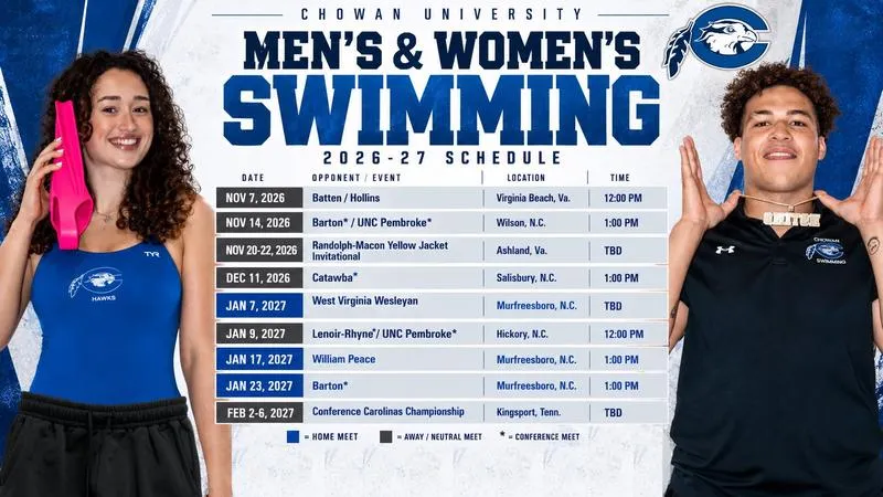 Hawks Return Familiar Core for 2026-27 Swimming Season