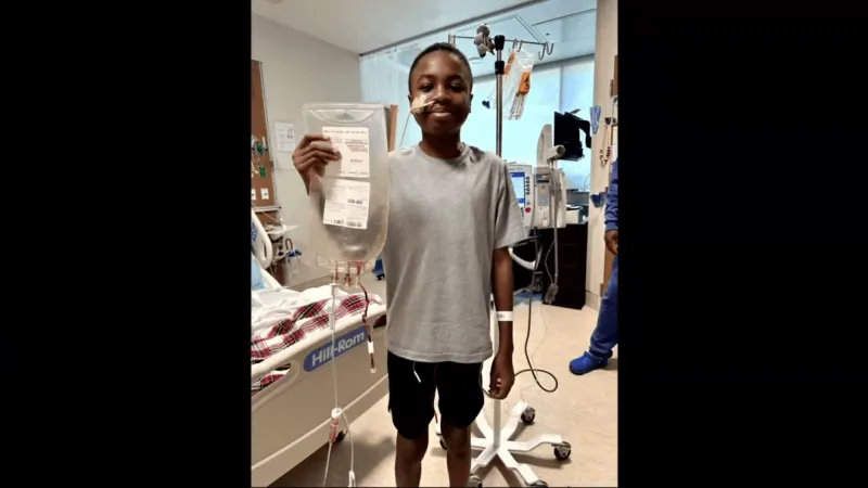 Sickle cell survivor, 15, says disease stole his childhood as he seeks a cure