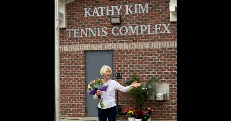 Hickory tennis complex named in honor of Kathy Kim