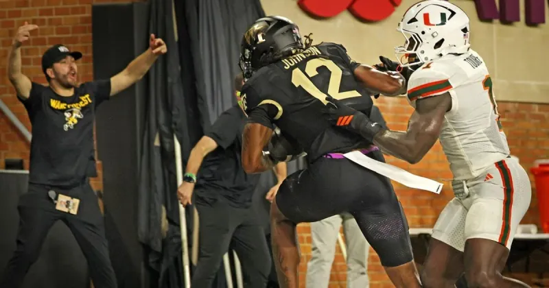 Fifth-ranked Miami holds off Wake Forest