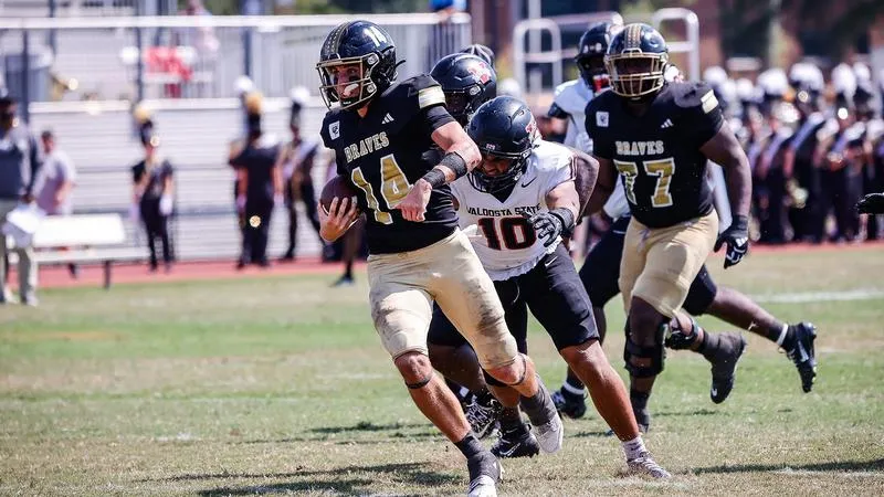 Football Hands No. 9 Valdosta State First Setback