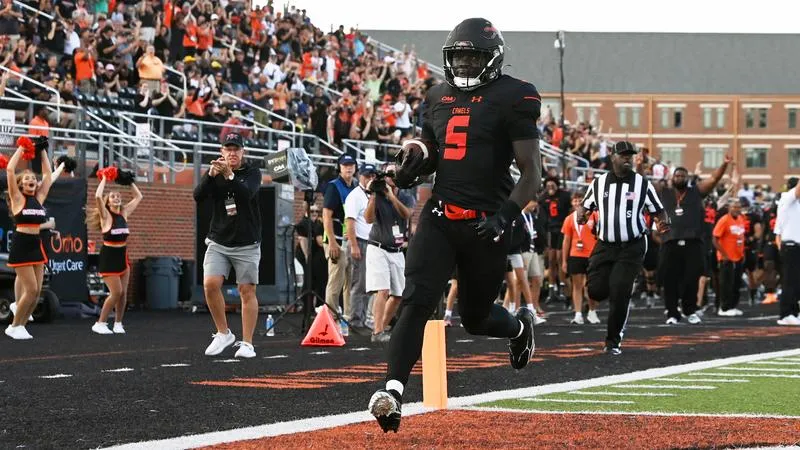 Campbell downs NC A&T 42-14 to open CAA play