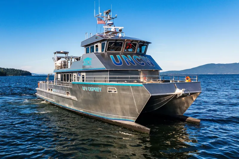 Climb aboard the R/V Osprey, UNCW's newest research vessel