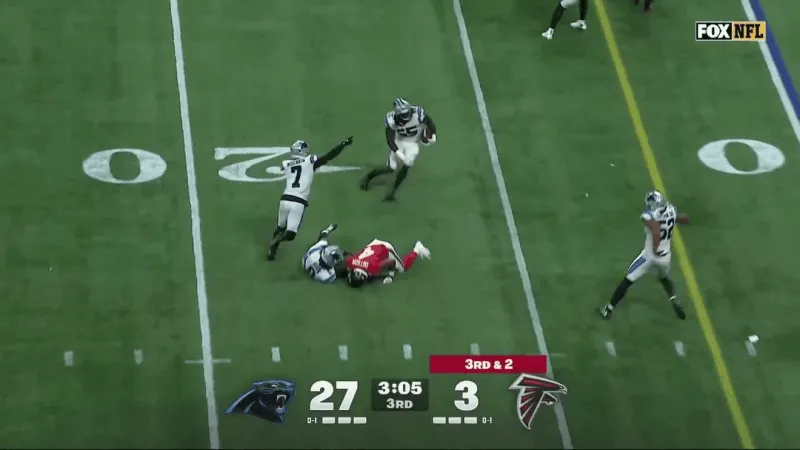 Panthers dominate Falcons 34-3, Jayden Daniels injures elbow in Commanders 37-20 loss