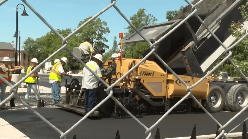 Broad and East Front lot paving underway; Craven County says project on track for year-end