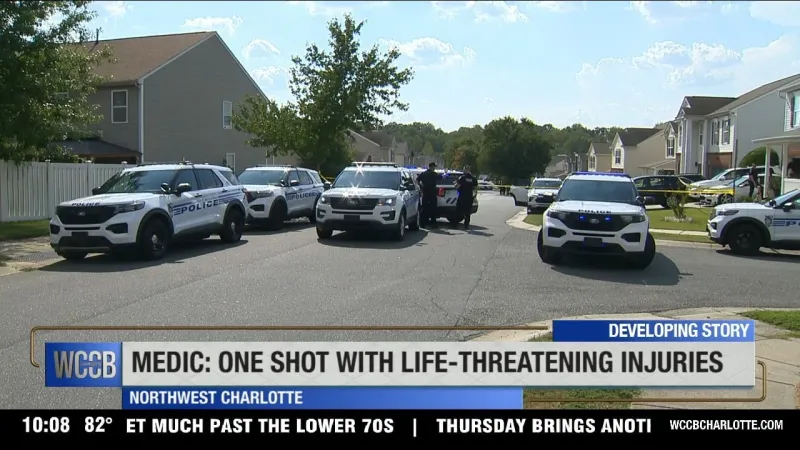CMPD investigating Monday afternoon shooting in northwest Charlotte