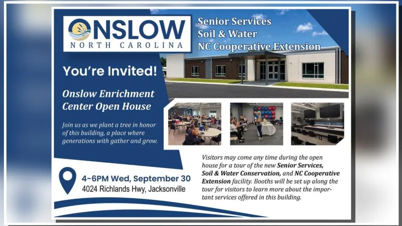 Onslow County to celebrate opening of Enrichment Center with public open house