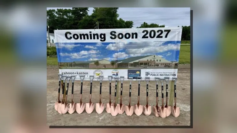 Signs, basketball goals installed as $36M Mattamuskeet School rebuild advances