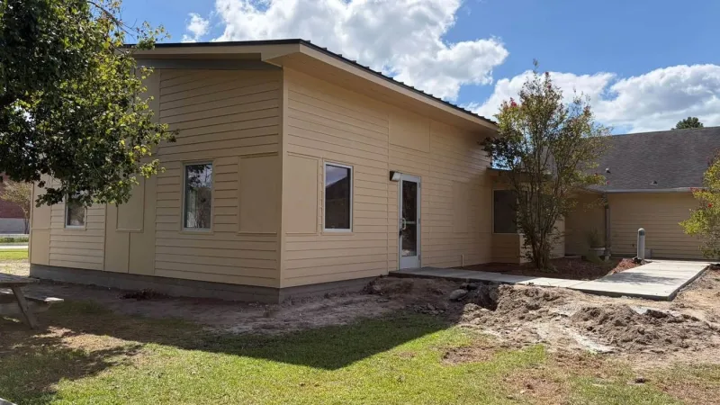 Work advances on Swansboro Library expansion