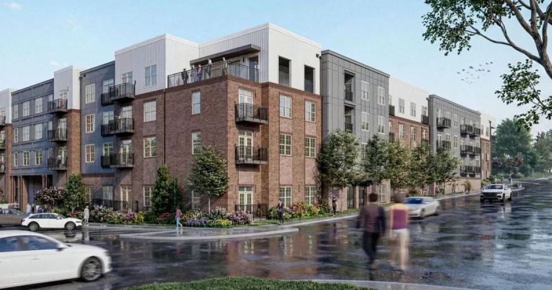 Newton, David E. Looper & Co. broke ground on apartment complex in Newton