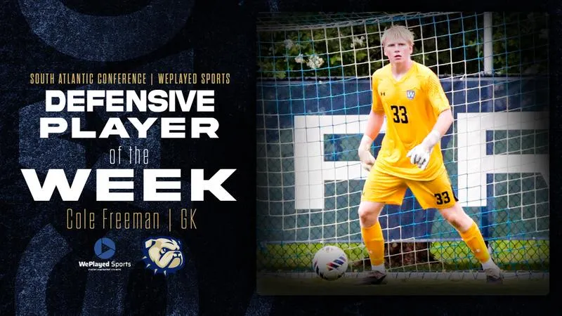 Cole Freeman named SAC Defensive Player of the Week