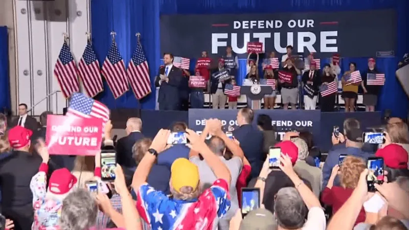 Vice President JD Vance campaigns for Michael Whatley at Greensboro rally