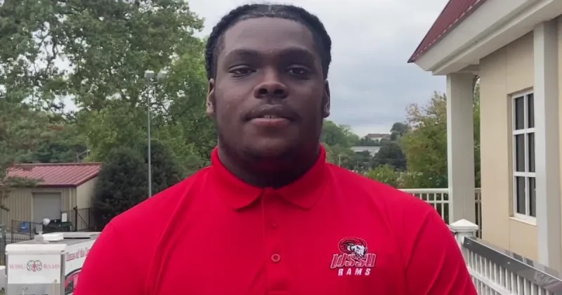 Watch offensive lineman Zaiden Smith talk about WSSU's season so far