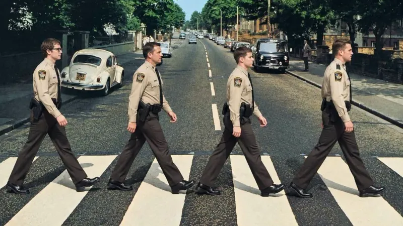 ENC law enforcement agencies join viral #COPTHECOVER album cover challenge