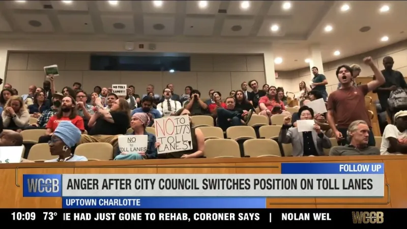 Charlotte City Council members Malcolm Graham and Joi Mayo vote in favor of toll lanes project, promising $300 million investment from NCDOT