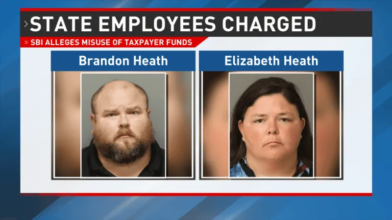 NC state employee couple charged following SBI investigation