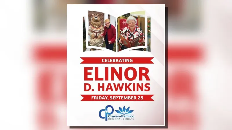Craven-Pamlico library honors beloved 'Telestory Time' host Elinor Hawkins