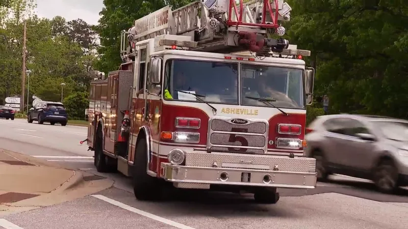 Fire crews clamp minor gas leak after one-inch line hit in west Asheville