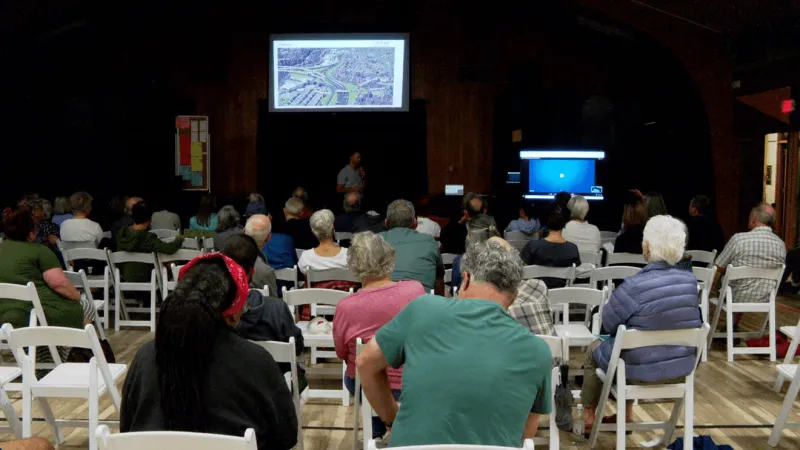 Montford residents meet with NCDOT for I-26 Connector updates on closures, noise