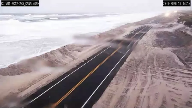N.C. 12 remains open after minor overwash; worse conditions expected Thursday