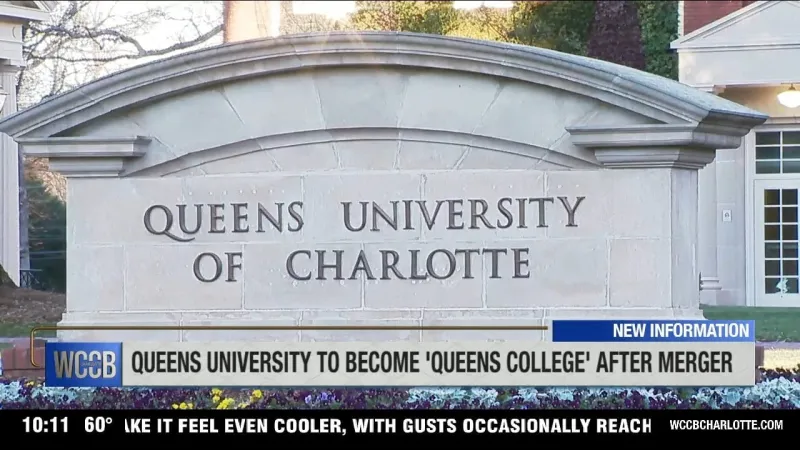 Queens University to become Queens College after merger with Elon University